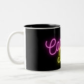 Tasse 2 Couleurs Neon Pink and Yellow Carpe Diem  (Gauche)
