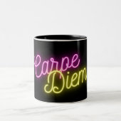 Tasse 2 Couleurs Neon Pink and Yellow Carpe Diem  (Centre)