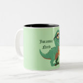 Tasse 2 Couleurs Nerd jurassique (Devant gauche)