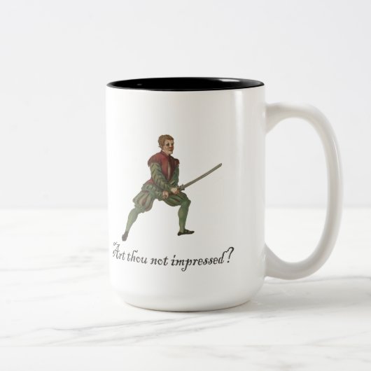 Tasse 2 Couleurs N'es-tu pas impressionné ? Café (Droit)