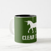 Tasse 2 Couleurs Nettoyer le charbon (Devant gauche)