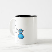 Tasse 2 Couleurs Neurotransmetteur de mélatonine (Devant gauche)