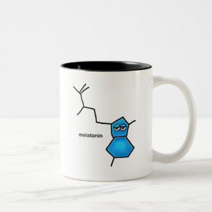 Tasse 2 Couleurs Neurotransmetteur de mélatonine
