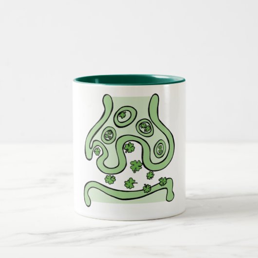 Tasse 2 Couleurs Neurotransmetteurs Clover (Centre)