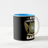 Tasse 2 Couleurs Never Underestimate The Power Of A Garry (Devant droit)
