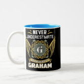 Tasse 2 Couleurs Never Underestimate The Power Of A Graham (Gauche)