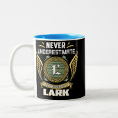 Tasse 2 Couleurs Never Underestimate The Power Of A Lark (Gauche)