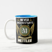 Tasse 2 Couleurs Never Underestimate The Power Of A Mettler (Gauche)