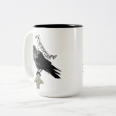 Tasse 2 Couleurs Nevermore Raven (Devant gauche)