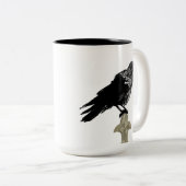 Tasse 2 Couleurs Nevermore Raven (Devant droit)