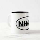 Tasse 2 Couleurs New Hampshire 48 Oval (Devant gauche)