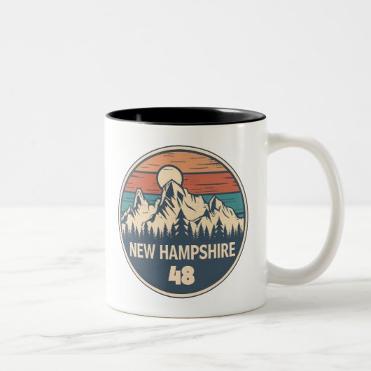Tasse 2 Couleurs New Hampshire 48 Sunset (Droit)