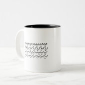 Tasse 2 Couleurs New Happywaveforms (Devant gauche)