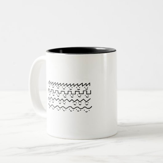 Tasse 2 Couleurs New Happywaveforms (Devant gauche)