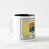 Tasse 2 Couleurs New Jersey (Devant gauche)