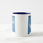 Tasse 2 Couleurs New Mexico Home Wood Grain (Centre)