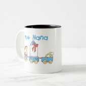 Tasse 2 Couleurs New Nana - Train Tshirts et cadeaux (Devant gauche)
