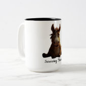 Tasse 2 Couleurs New year horse 2026 (Devant gauche)
