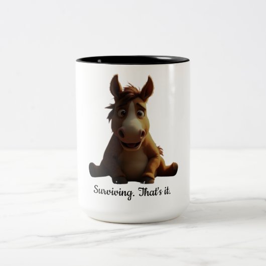 Tasse 2 Couleurs New year horse 2026 (Centre)