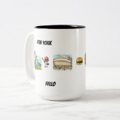Tasse 2 Couleurs New York (Devant gauche)