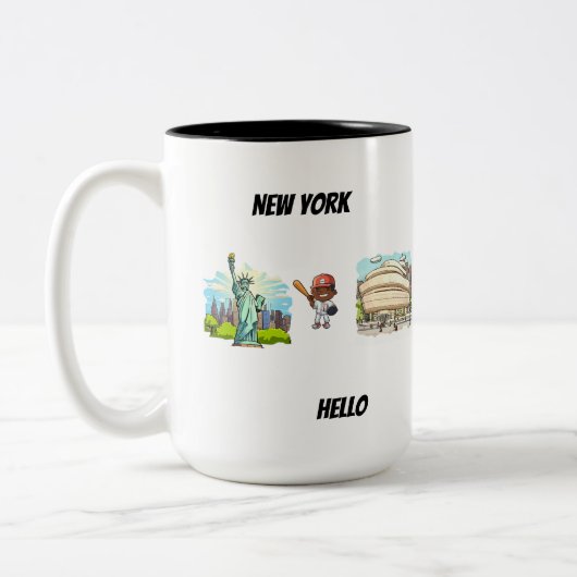 Tasse 2 Couleurs New York (Gauche)