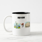 Tasse 2 Couleurs New York (Gauche)