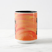 Tasse 2 Couleurs New York Boogie Nights Saxophone Orange (Centre)