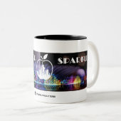 TASSE 2 COULEURS NEW YORK SPARKLE (Devant droit)