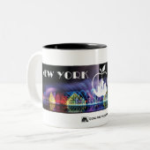 TASSE 2 COULEURS NEW YORK SPARKLE (Devant gauche)