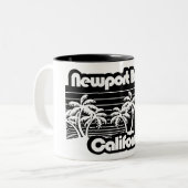 Tasse 2 Couleurs Newport Beach Californie (Devant gauche)