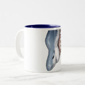Tasse 2 Couleurs Nez de requin (Devant gauche)