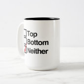 Tasse 2 Couleurs Ni haut ni bas (Devant gauche)
