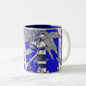 Tasse 2 Couleurs Nid d'oiseaux (Devant droit)