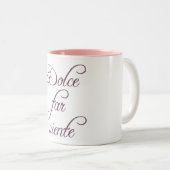 Tasse 2 Couleurs Niente lointain de Dolce (Devant droit)