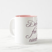 Tasse 2 Couleurs Niente lointain de Dolce (Devant gauche)