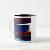 Tasse 2 Couleurs Nighthawks d'Edward Hopper (Devant gauche)