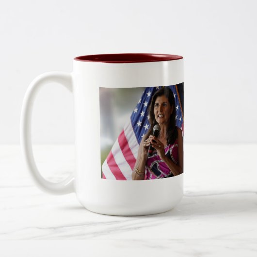 Tasse 2 Couleurs Nikki Haley 2024 (Gauche)