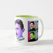 Tasse 2 Couleurs Nikola Tesla (Devant droit)