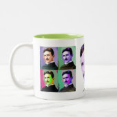 Tasse 2 Couleurs Nikola Tesla (Gauche)