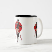 Tasse 2 Couleurs Ninja (Devant droit)