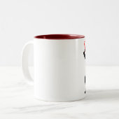 Tasse 2 Couleurs Ninja formé (Devant gauche)