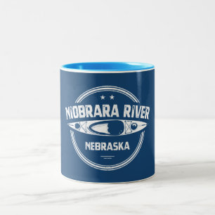 Tasse 2 Couleurs Niobrara River Nebraska Kayaking