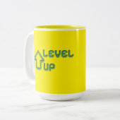 Tasse 2 Couleurs Niveau SUP Jaune mag (Devant gauche)