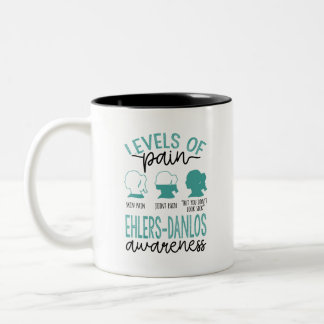 Tasse 2 Couleurs Niveaux de douleur Ehlers-Danlos Sensibilisation