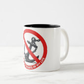 Tasse 2 Couleurs No attachments in my life (Devant droit)