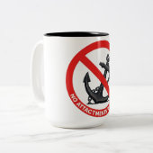 Tasse 2 Couleurs No attachments in my life (Devant gauche)