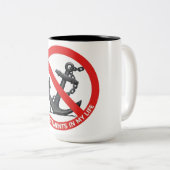 Tasse 2 Couleurs No attachments in my life (Devant droit)