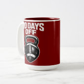 Tasse 2 Couleurs No Days Off Football (Devant gauche)