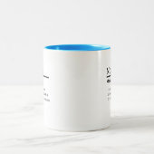 Tasse 2 Couleurs Noah, Garçon Nom Personnalisé Définition (Centre)