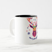 Tasse 2 Couleurs Noël (Devant gauche)